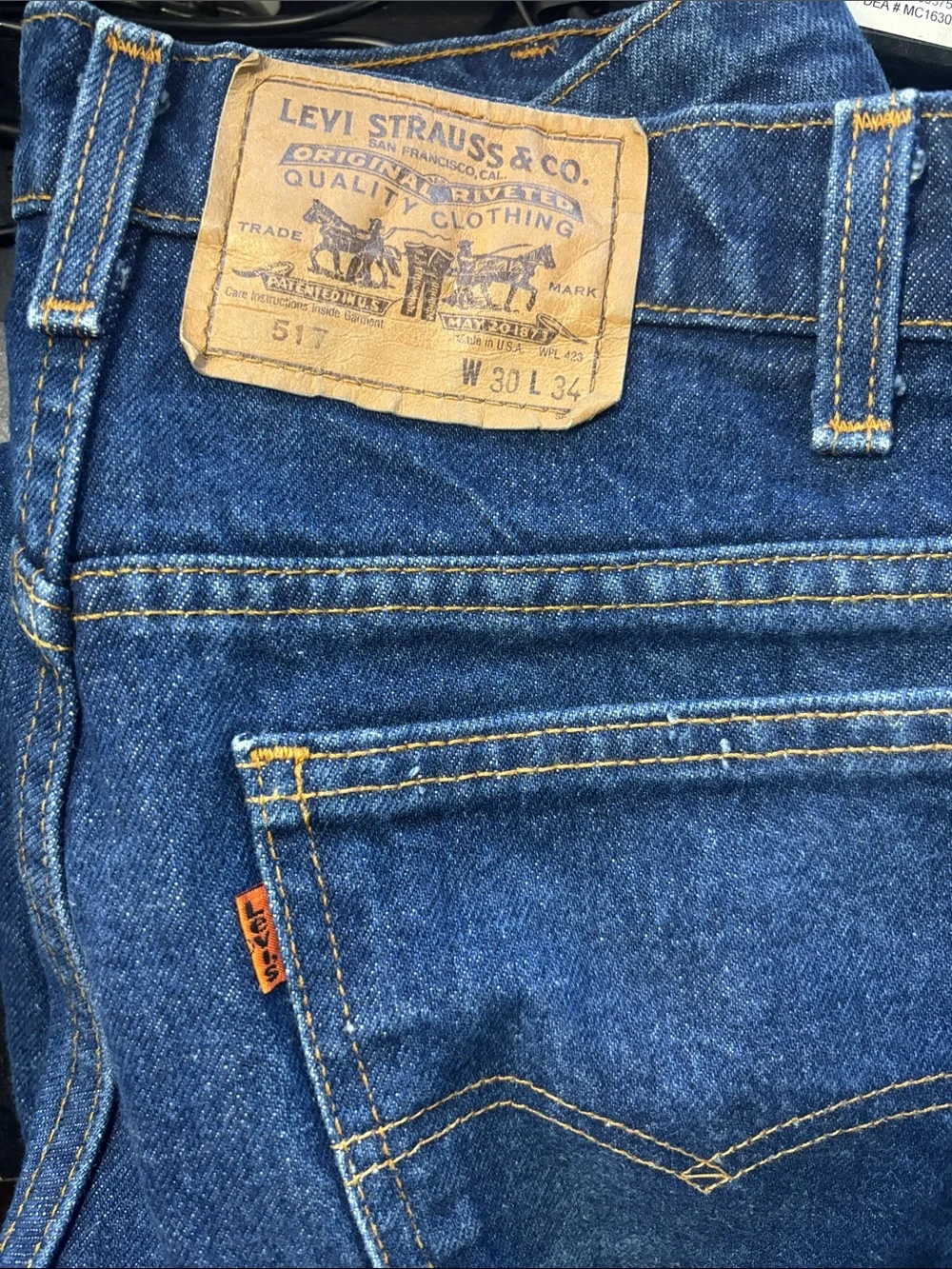 Levi's Vintage 517 like Caroline Bassett wore, great condition 80,s